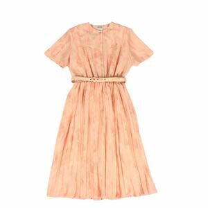 Vintage 1980s Rouie Blouson Smock Dress with Belt